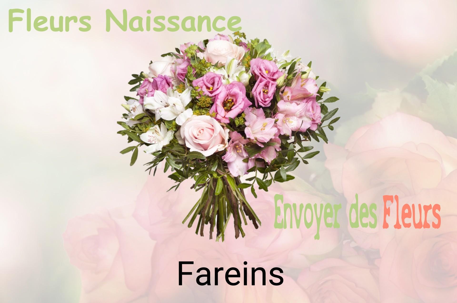 Bouquet de fleurs de naissance livré à Fareins